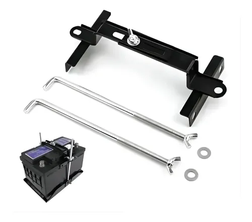 Soporte Fijador Batería Ajustable Auto Seguro Estabilizador