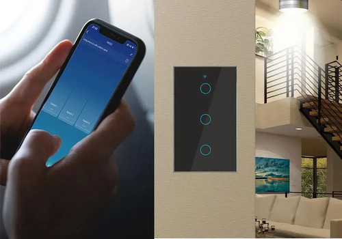 Apagador Inteligente Wifi Sin Cable Neutro 1,2 O 3 Canales 14