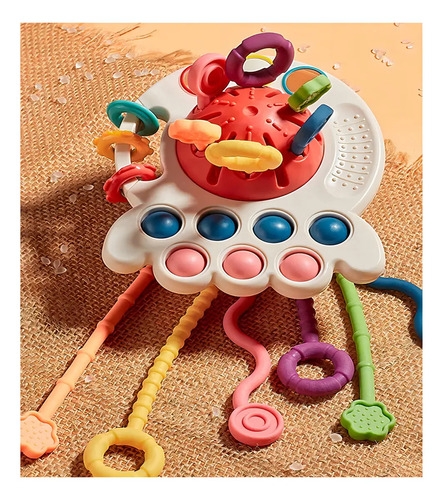 Juguetes Sensoriales Para Bebés Montessori 4 En 1 Multiuso 5