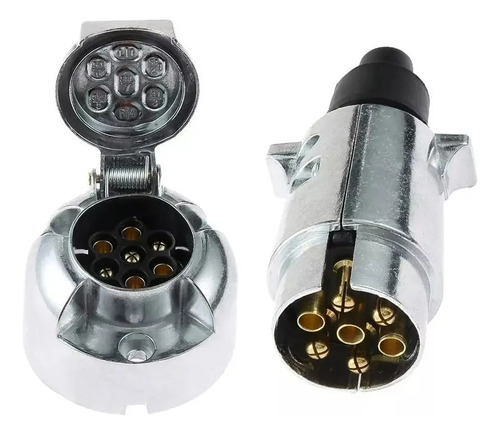 Set Enchufe Macho Y Hembra Carro Arrastre Remolque Trailer 15