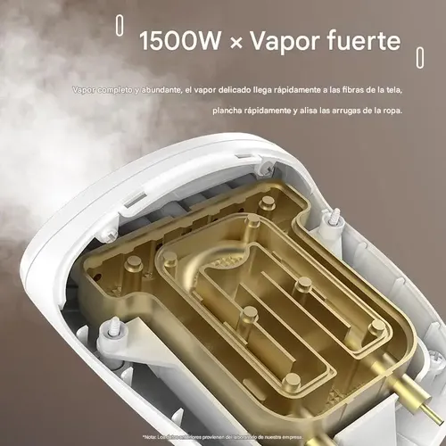Plancha A Vapor Vertical Vaporizador Ropa Portatil Rosa Claro 17