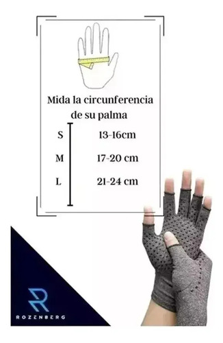 Guantes Cobre Compresión Artritis Tendinitis Túnel Carpiano 17