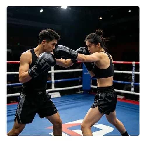 Guantes De Boxeo Profesional De Alta Calidad Con Velcro 14oz Negro 12