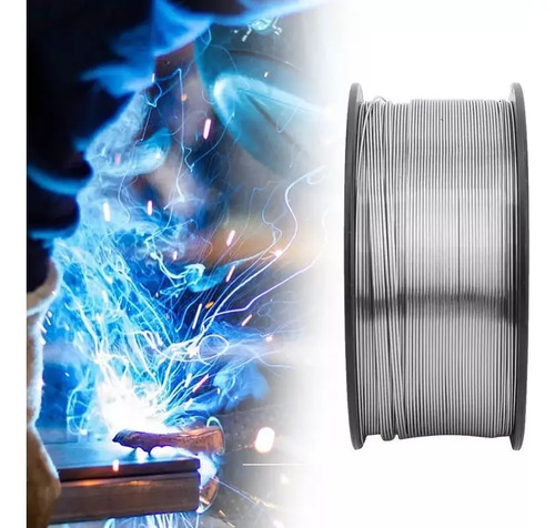 Alambre Mig Flux Core 0.8mm 1 Kilo Para Soldar Sin Gas 16
