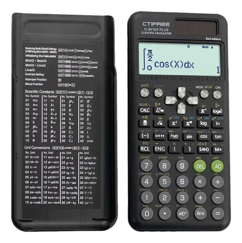 Calculadora Científica Profesional De Funciones, Color Negro Negro 3