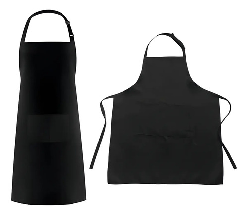 Pechera Gabardina Anti-manchas Y Anti-grasa Color Negro Dise Negro Batman 15