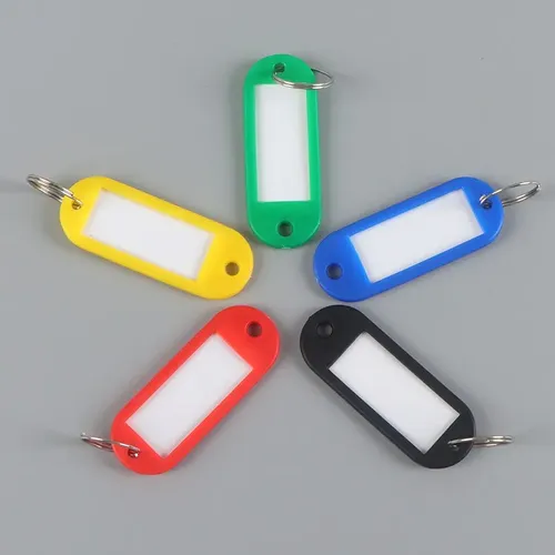 100 Llaveros Etiqueta Identificador Colores Mixtos Surtido Varios Colores 7