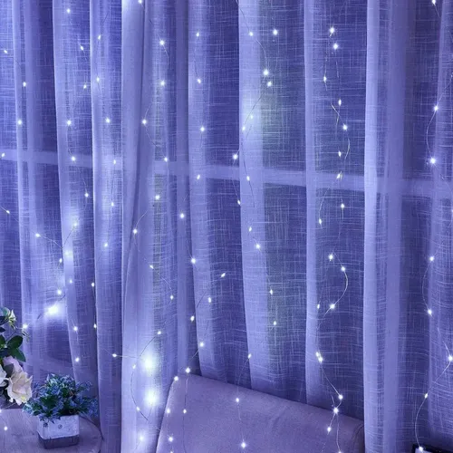 Cortinas Serie Luces 300 Led Decorativas Usb 8 Modelo 3x3m 20