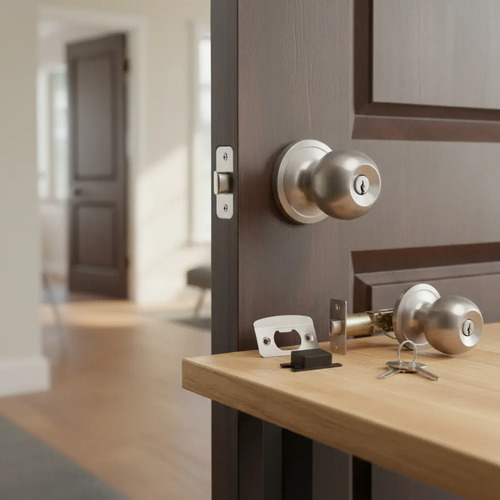 Pomo Chapa Cerradura Dormitorio / Baño 15
