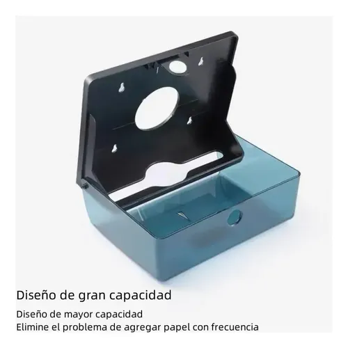 General Dispensador De Papel Toalla Interfoliada Azul Acero 19