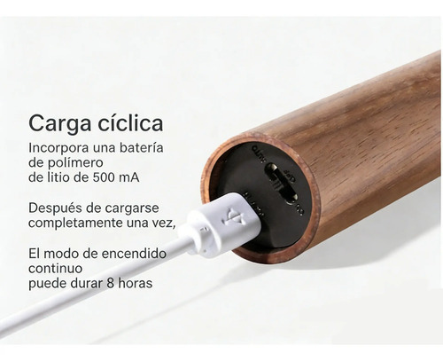 Aplique Magnético Led Con Carga Usb Y Sensor De Movimiento Blanco 17