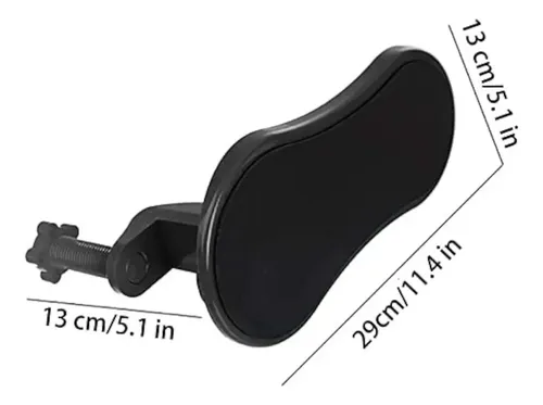 Apoyabrazos Para Computadora Escritorio-giratorio 180° Negro 3