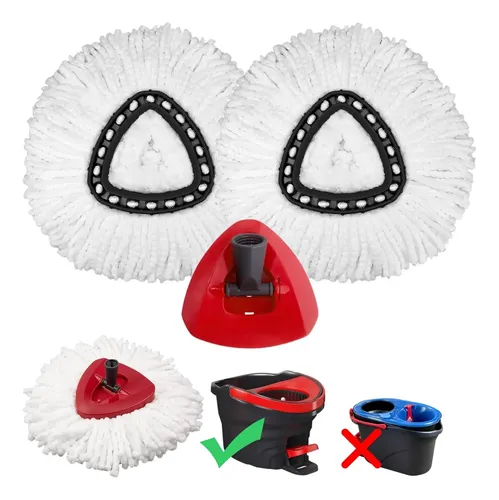 Mopa Balde Easy Wring Clean Para Repuesto Repuesto Blanco 10