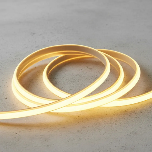Tira De Luces Cob De Silicona Para Interiores (juego De 5 M) 3000k Blanco Cálido/luz Cálida Blanco Lechoso Conjunto De 5 M