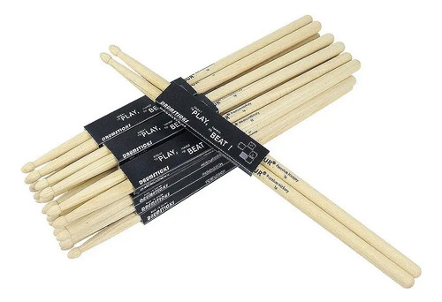 Baquetas Nova Sueno13 Wood Hickory Punta Madera 2 Piezas 7a 9