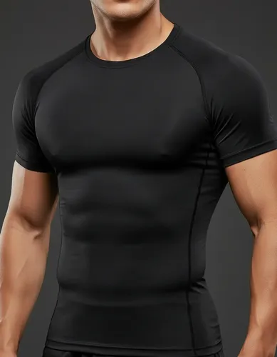 Camiseta Polera Compresión Elasticada Manga Corta Deportes 4