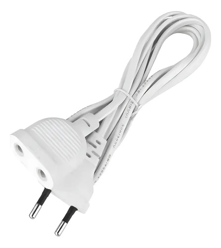 Extensión Electrica 5 Metros 200w Para Cámara,led,adaptador Blanco 2