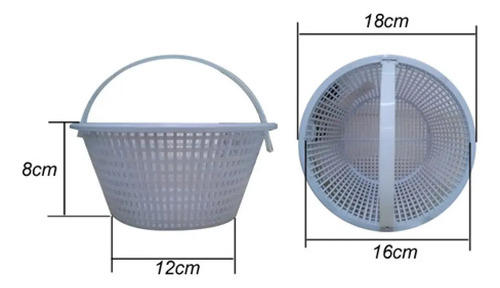 Cesta De Skimmer De Piscina Con Mango Estándar 13