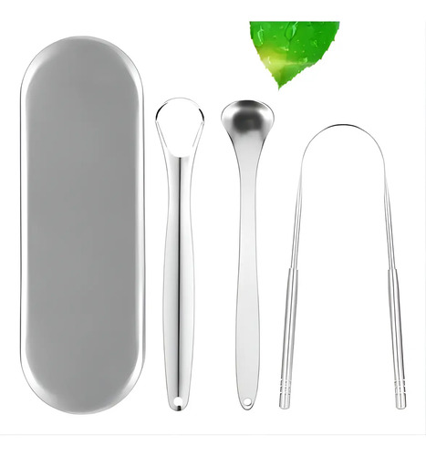 Pack 3 Raspador Limpiador Lengua Cobre Para Boca + Recogida 19