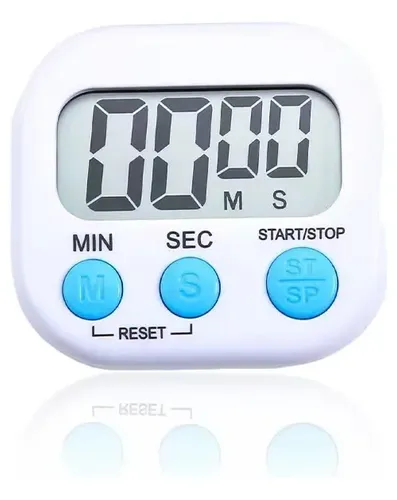 Temporizador Cronómetro Digital Para Cocina Blanco Despertador 13