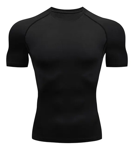 Camiseta Polera Compresión Elasticada Manga Corta Deportes 18