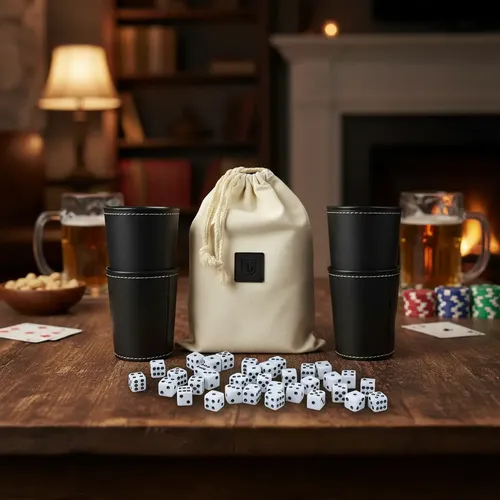 Juego De Mesa Juego De 4 Cachos De Eco Cuero Negro 13