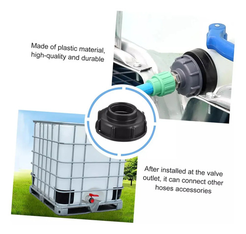 Tapa Adaptador S60x6 Ibc Ó Bidón Con Salida1pulgada 32mm 2pc 3