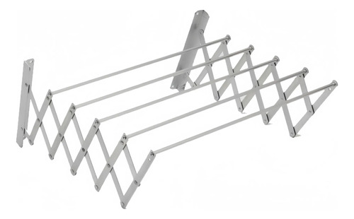Tender De Pared Retráctil Aluminio Blanco Click Ventas 80cm 9