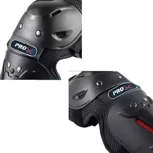 Protecciones Rodilleras Y Coderas Mottoracing Moto / Bici Negro 15