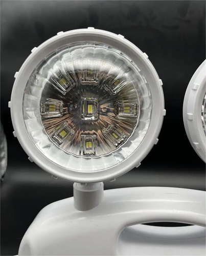 Lámpara De Emergencia Led 2 Focos 18 Leds Recargable Philco Blanco 13