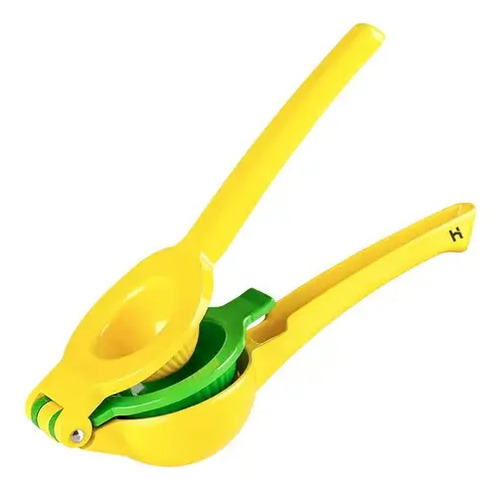Exprimidor Manual Doble Mango Acero 2-en-1 Cocina Amarillo 18