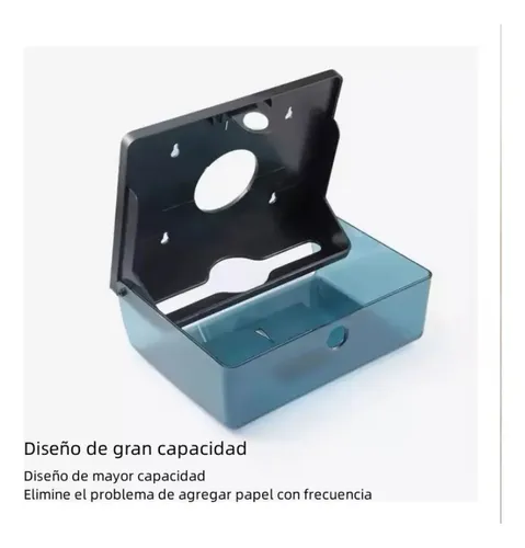 General Dispensador De Papel Toalla Interfoliada Azul Acero 4