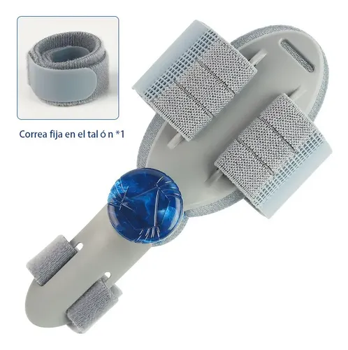 Corrector De Juanetes Ajustable Férula Único Dedo Del Pie Azul General 4