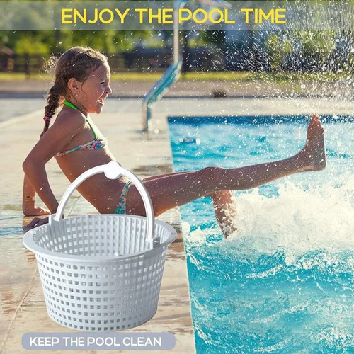 Cesta De Skimmer De Piscina Con Mango Estándar 11