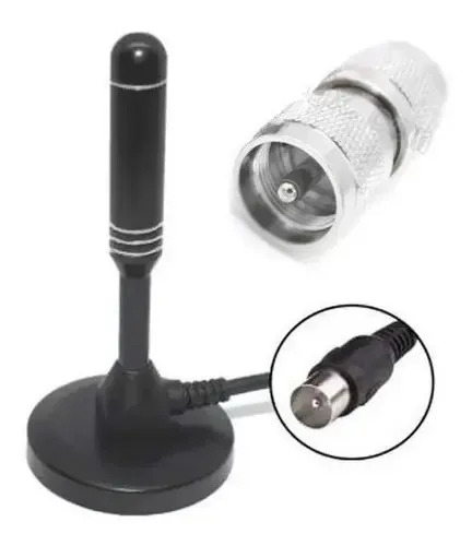 Antena Tv Digital Interior Hd Amplificada Por Usb 10m Negro 3