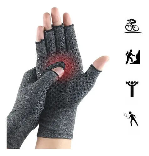 Guantes Cobre Compresión Artritis Tendinitis Túnel Carpiano 2