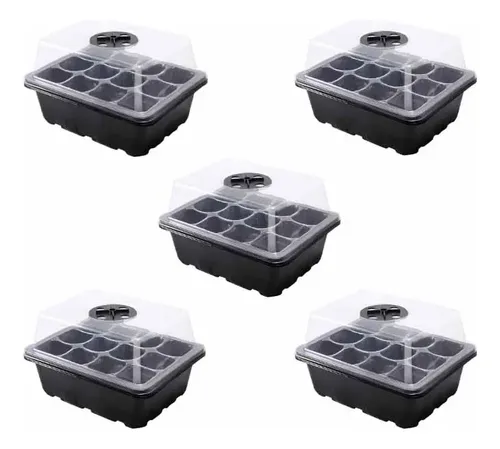 5 Germinadores De Semillas Mini Invernadero Semillero 7
