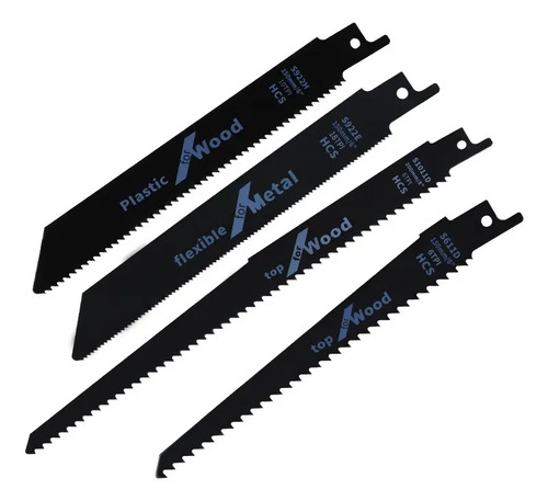 Set 4 Hojas Para Sierra Sable 9'' 225mm Madera Universal 7