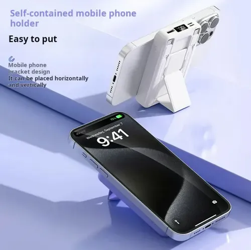 Powebank Ym-903 Compatible Con iPhone Con 10.000 Mah Blanco Blanco 4
