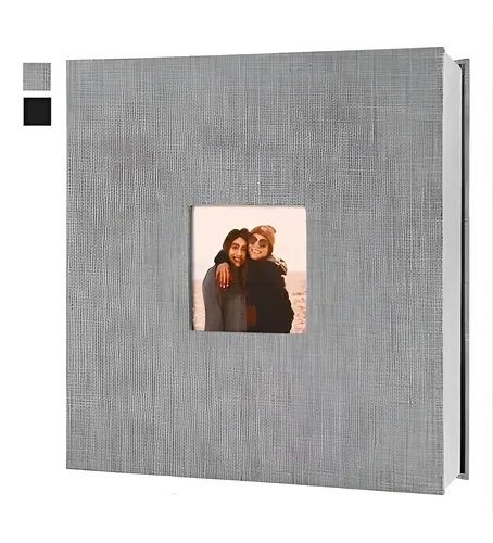 Álbumes Autoadhesivos Con Páginas Interiores Gris Álbum De Fotos
