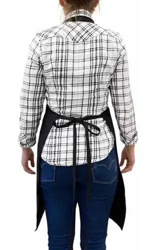 Pechera Gabardina Anti-manchas Y Anti-grasa Color Negro Dise Negro Batman 4