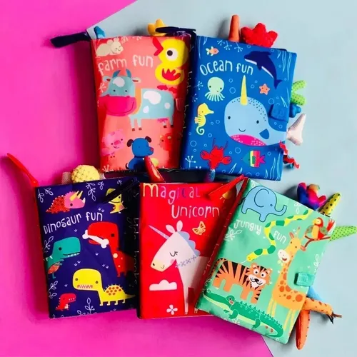 Libro Sensorial Para Niños/niñas Para Estimulación Temprana 10