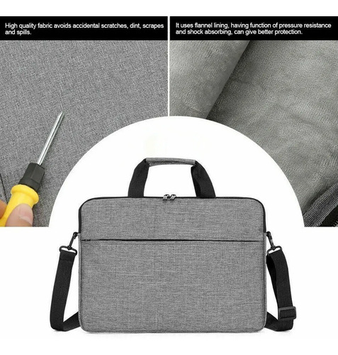 Bolso Ordenador Para Notebook Funda Portátil Fundas 17inch Gris 14