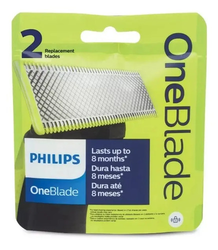 Repuesto De Cuchillas Philips One Blade X2 Qp220/50 15