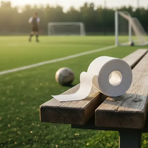 Cinta Tape Rígida Sportape 3,8cmx10mtrs Soccer Rugby Voley Blanco 3