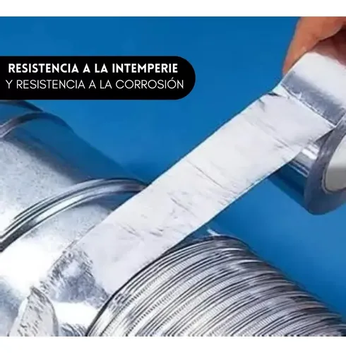 Cinta Sellador Butilo Techo Gotera Impermeable 100mm X 10m Plata 16