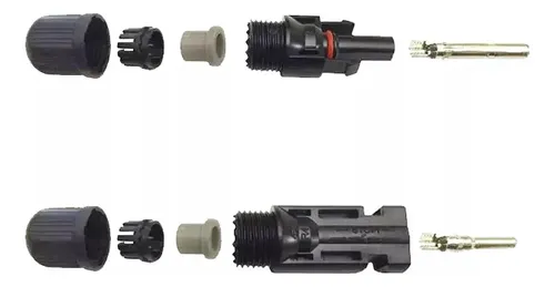 Conector Mc4 Macho Hembra Negro Hota Pack 10 Pares 1000v 30a Ip67 2