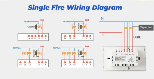 Apagador Inteligente Wifi Sin Cable Neutro 1,2 O 3 Canales 19