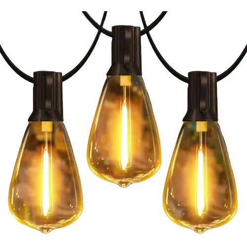 Cadena De 25 Luces De 15 M Que Se Puede Conectar En Serie Blanco Cálido 9