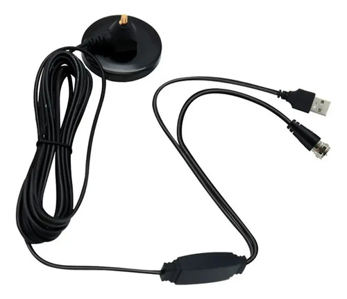 Antena Tv Digital Interior Hd Amplificada Por Usb 10m Negro 9